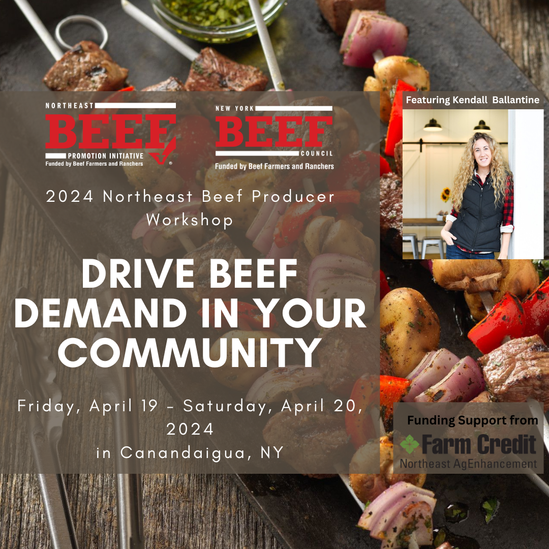 SAVE THE DATE FOR THE 2024 NORTHEAST BEEF PRODUCER WORKSHOP